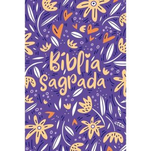 BÍBLIA NVT LETRA NORMAL - JARDIM DA VIDA ROXO